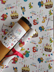 Personalised Wrapping Paper - Birthday Fun