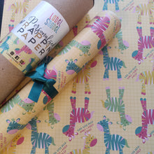 Personalised Wrapping Paper - Zebra Party
