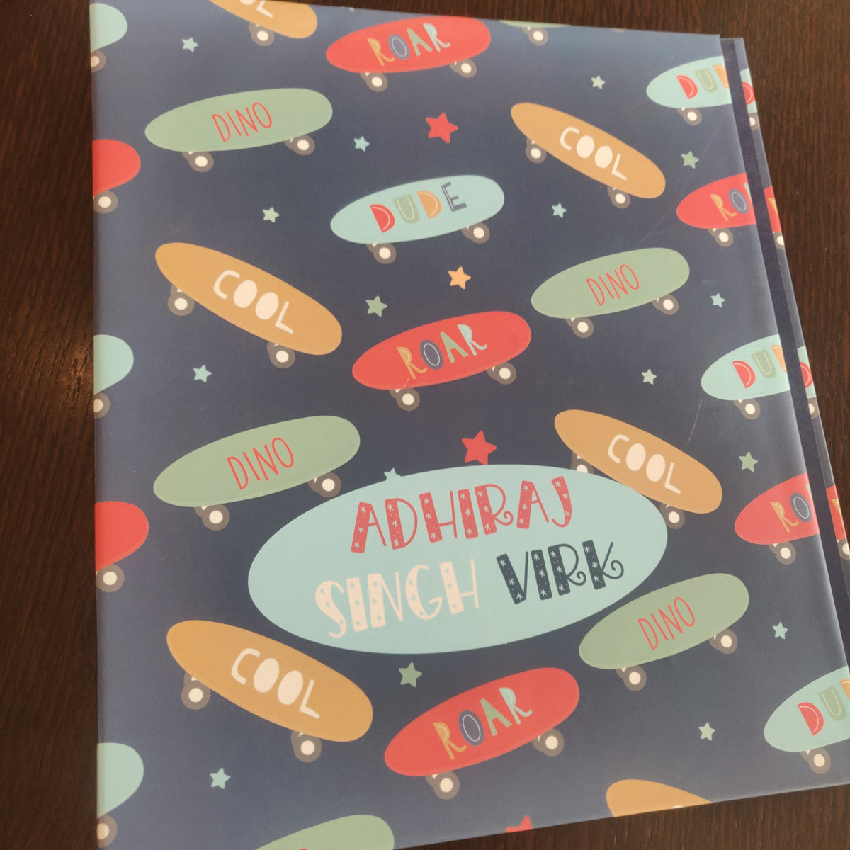 Personalised Folders - Skate Board