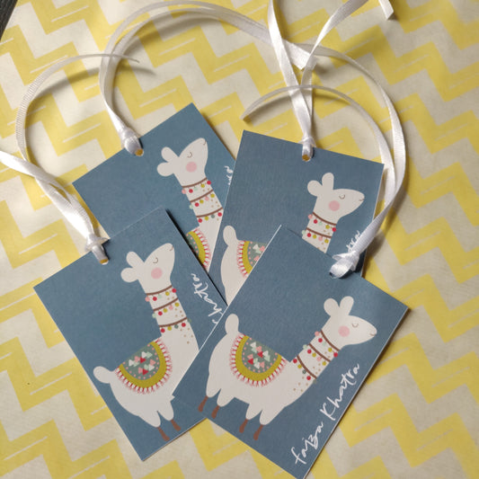 Ribbon Tags - Lucky Llama