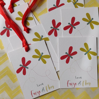 Ribbon Tags - Butterfly