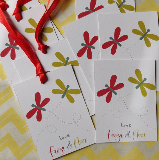 Ribbon Tags - Butterfly