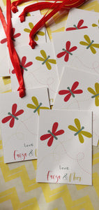 Ribbon Tags - Butterfly