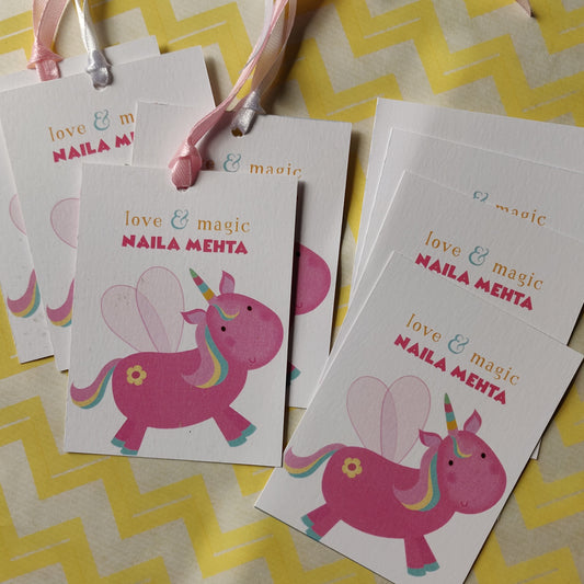 Ribbon Tags - Unicorn