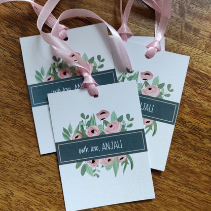 Ribbon Tags - Teal