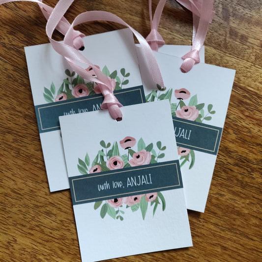 Ribbon Tags - Teal