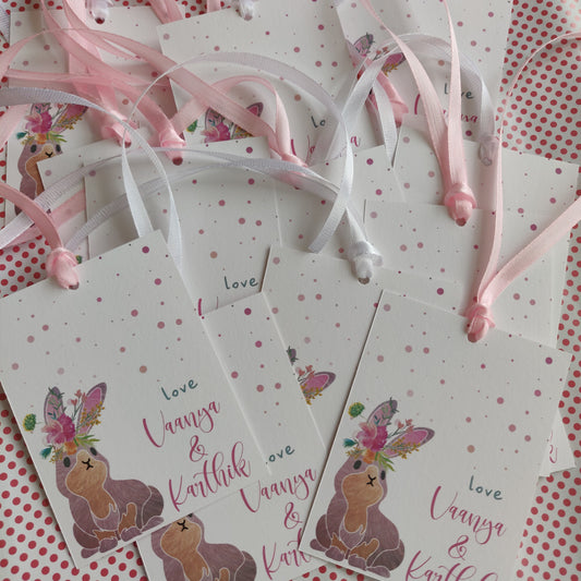 Ribbon Tags - Bunny Love