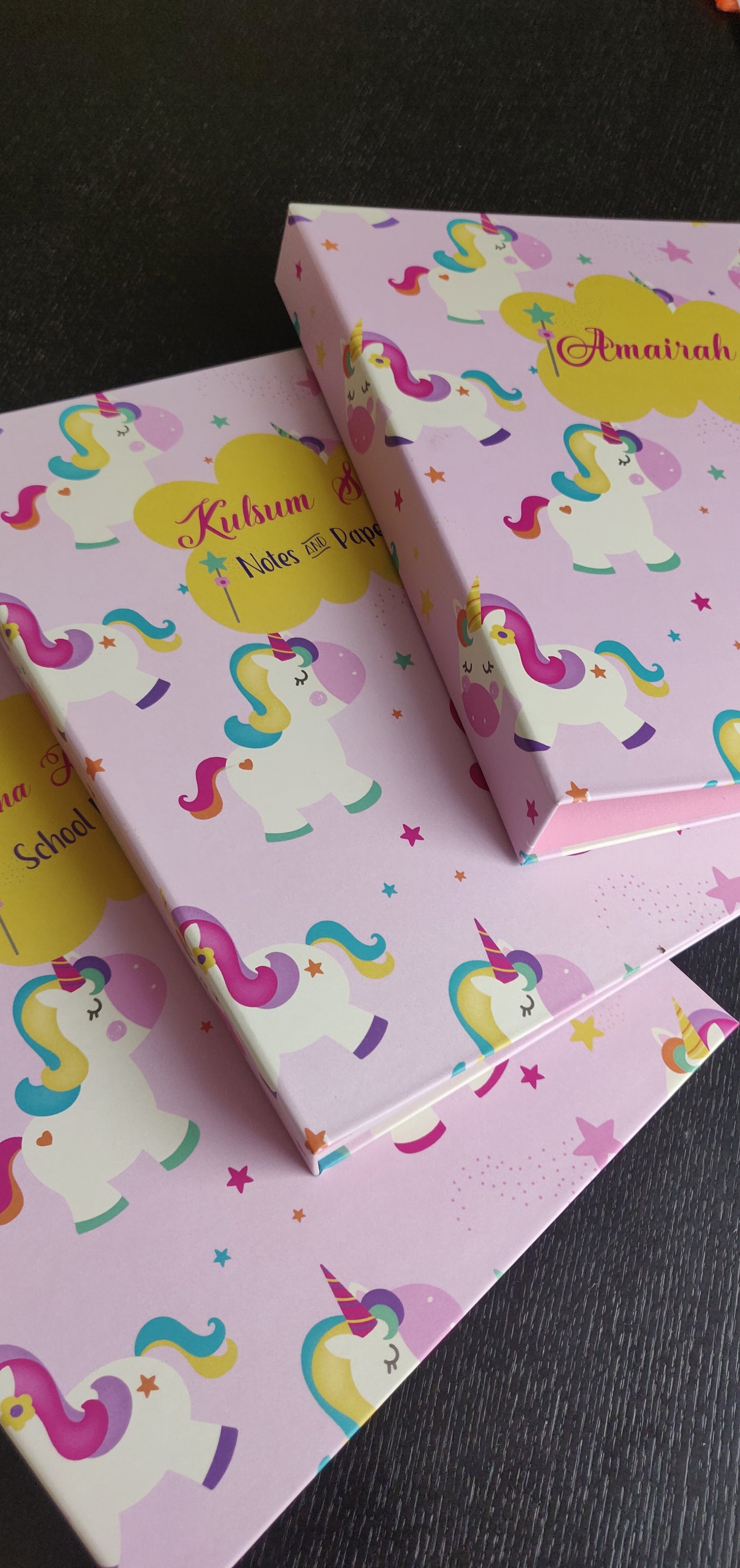 Personalised Folders - Unicorn Magic