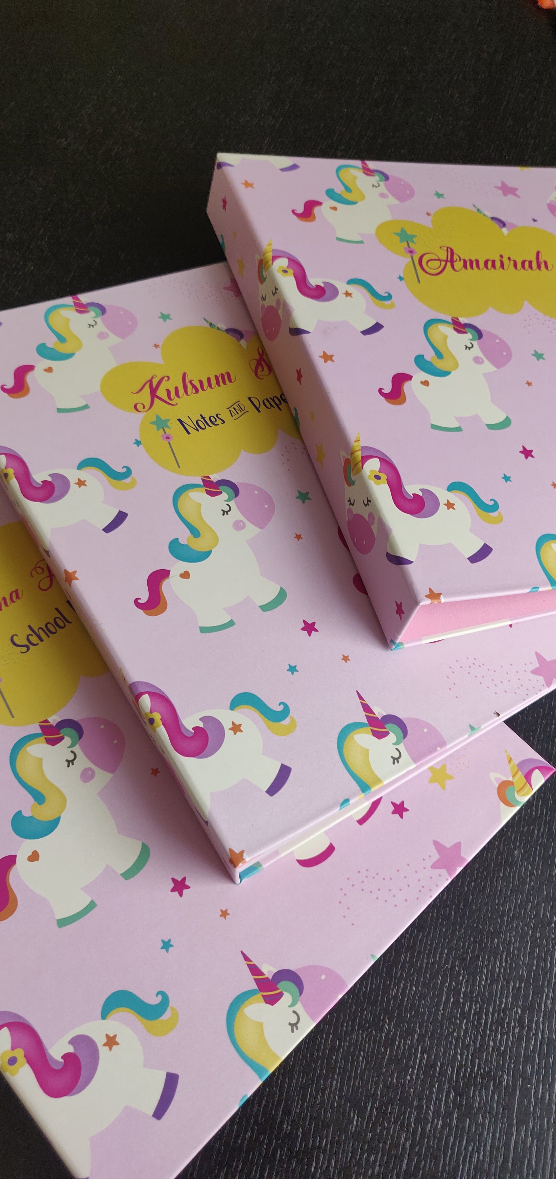 Personalised Folders - Unicorn Magic