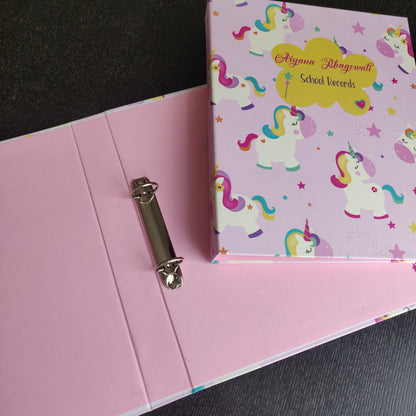 Personalised Folders - Unicorn Magic