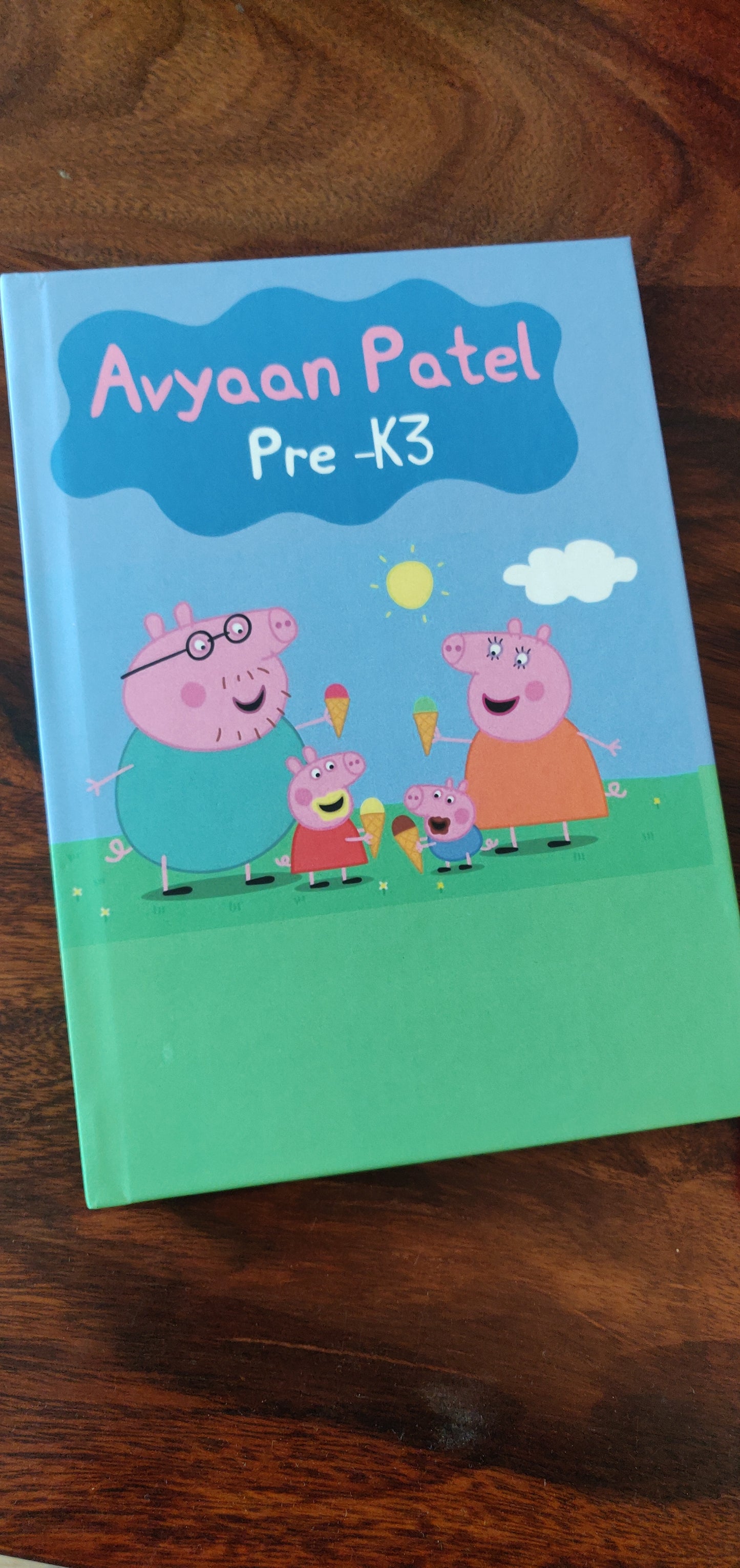 Personalised Note Book - Peppa Pig