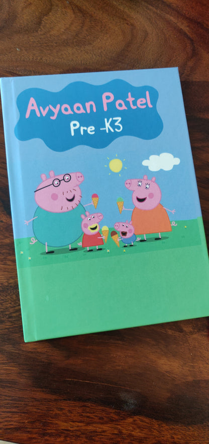 Personalised Note Book - Peppa Pig