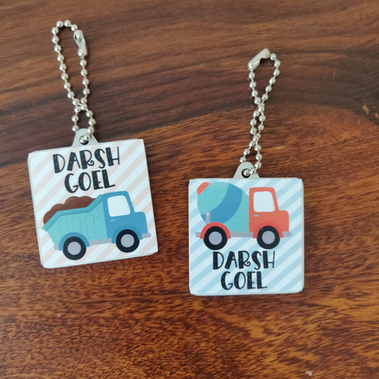 Bag Tags - Monster Wheels