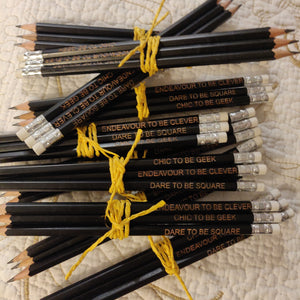 witty quote on pencils