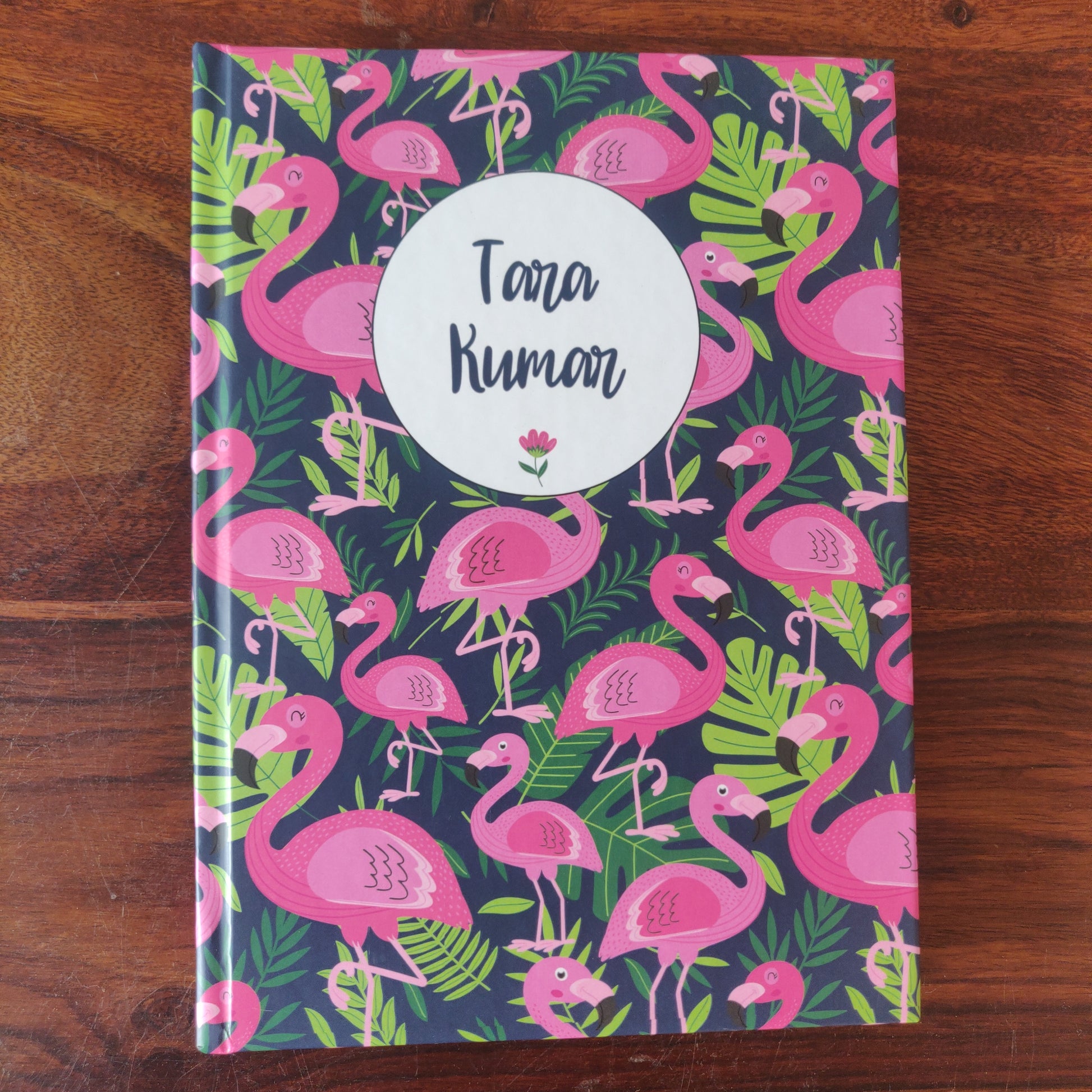 Personalised Note Book - Flamingo