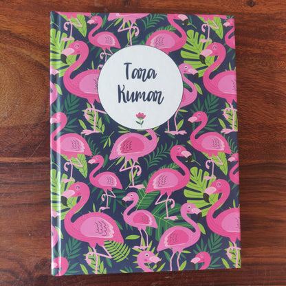 Personalised Note Book - Flamingo