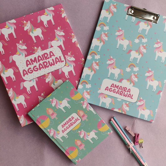 School Set - Rainbow Unicorn