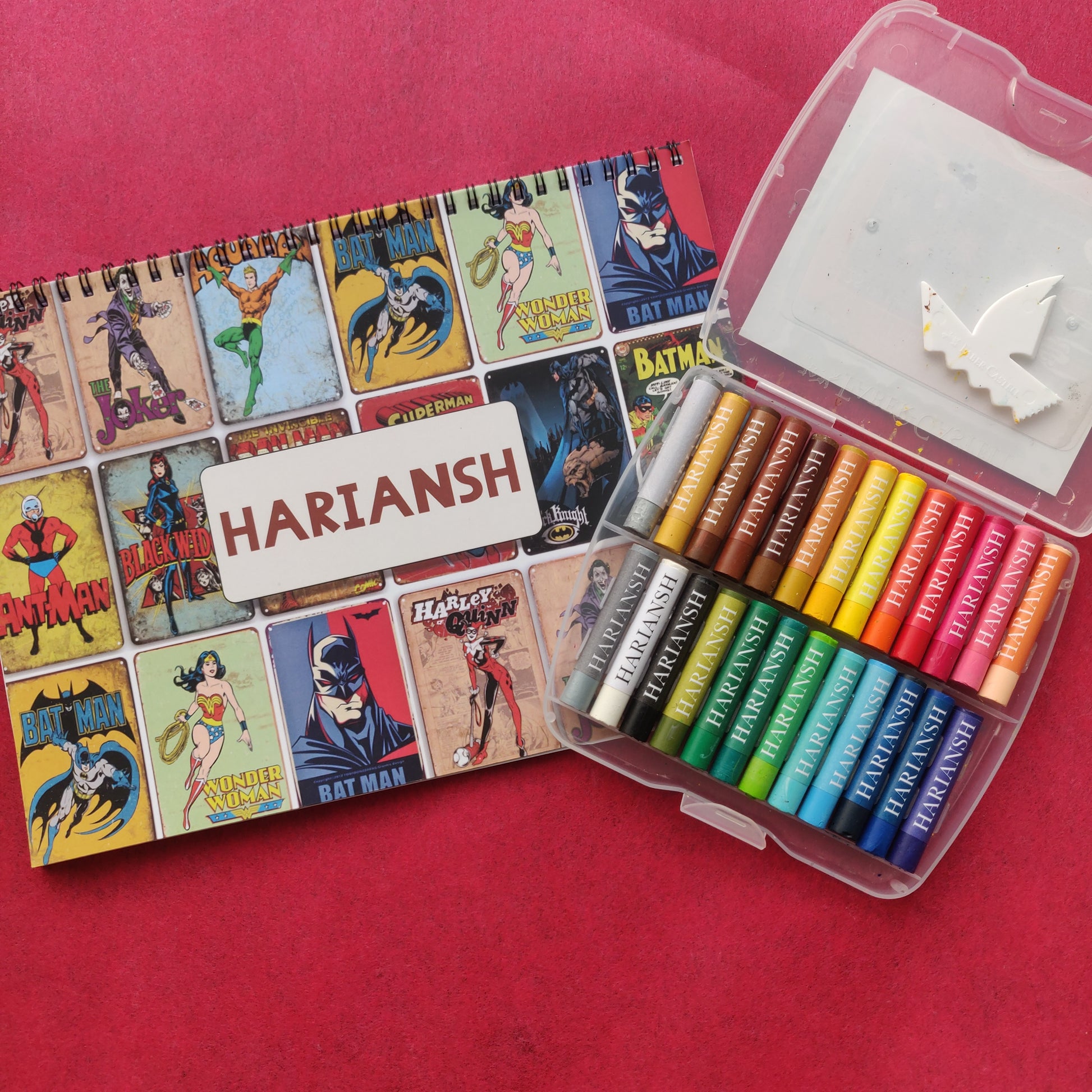 Personalised Drawing Set - Avengers