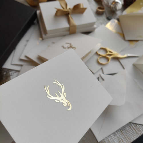 Deer - Personalised Fold Card