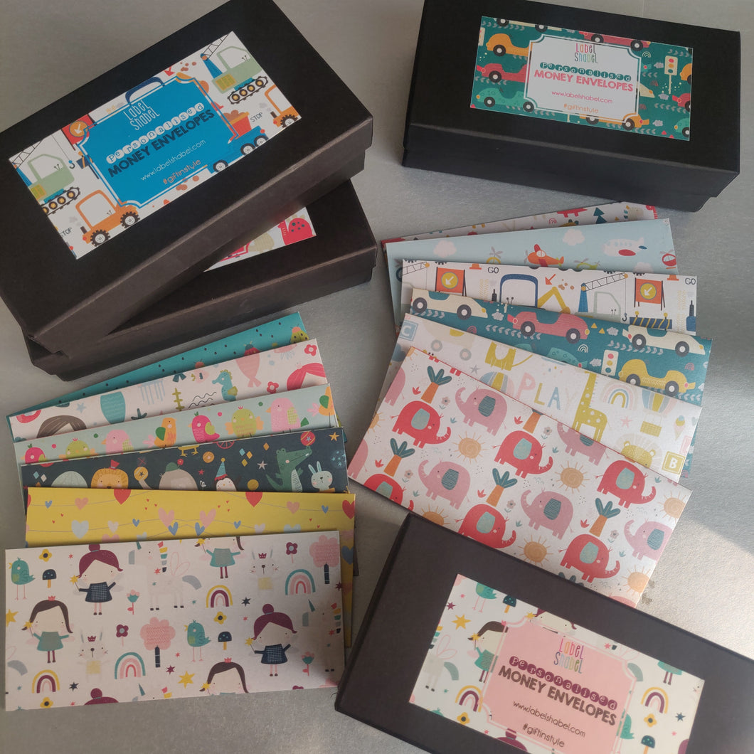 Gift Envelopes for Kids - Assorted set