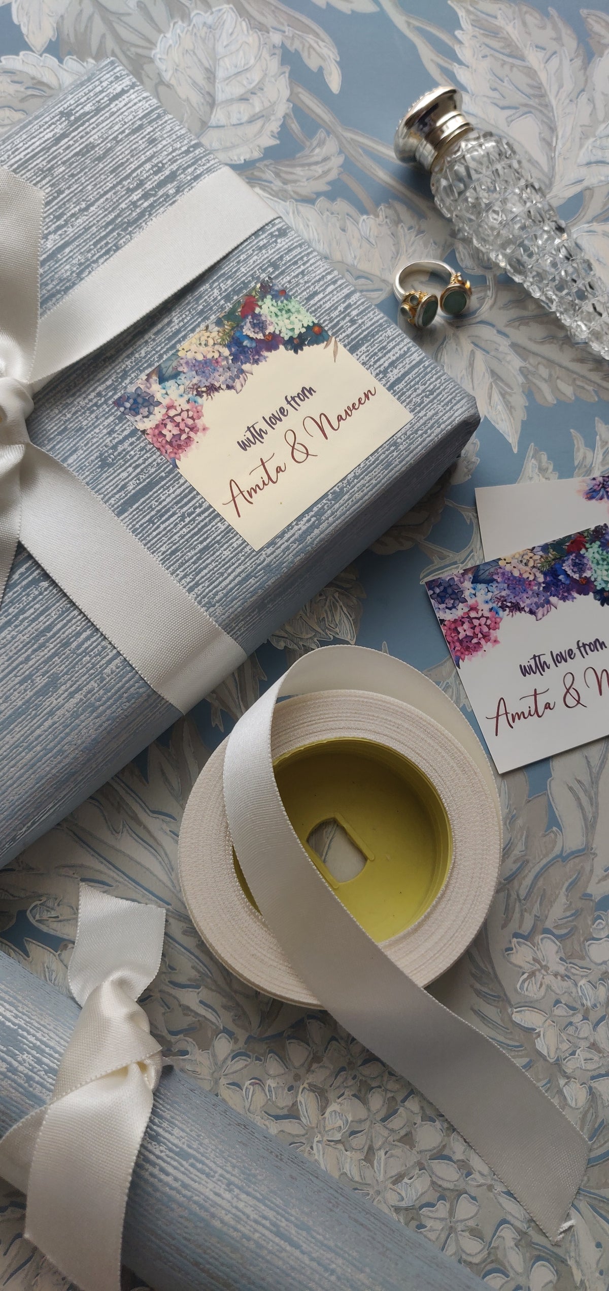 Gift Label - Hydrangea