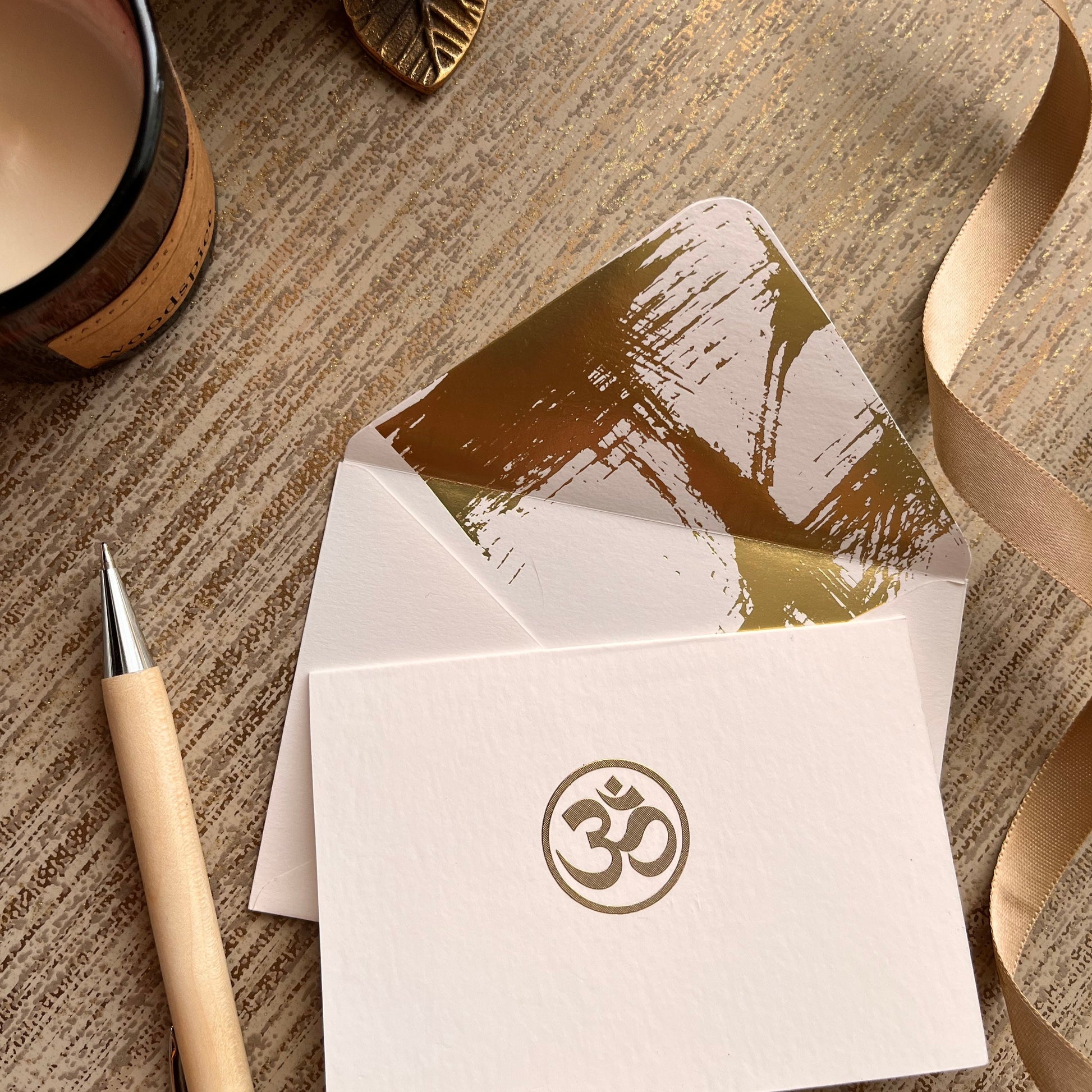 Aum - Personalised Fold Card Set