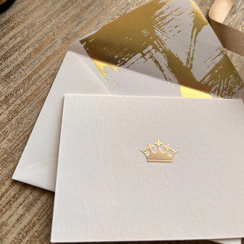 Crown - Personalised Fold Card