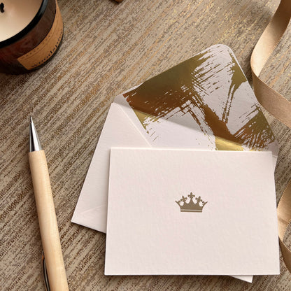 Crown - Personalised Fold Card
