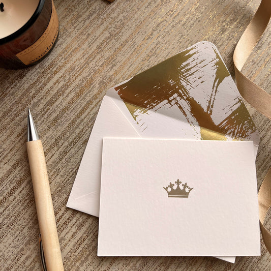 Crown - Personalised Fold Card
