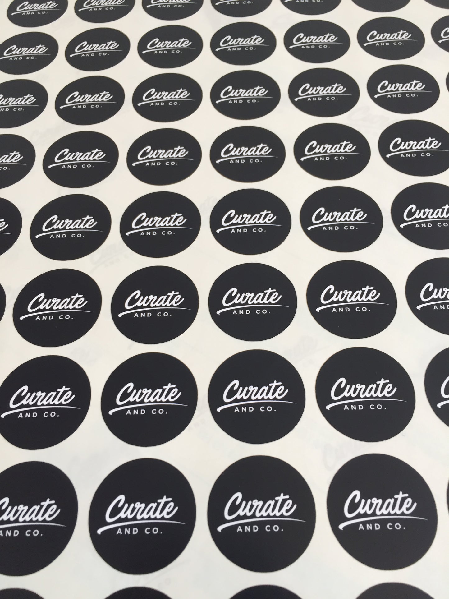 Product Labels - Circle or Irregular Shape
