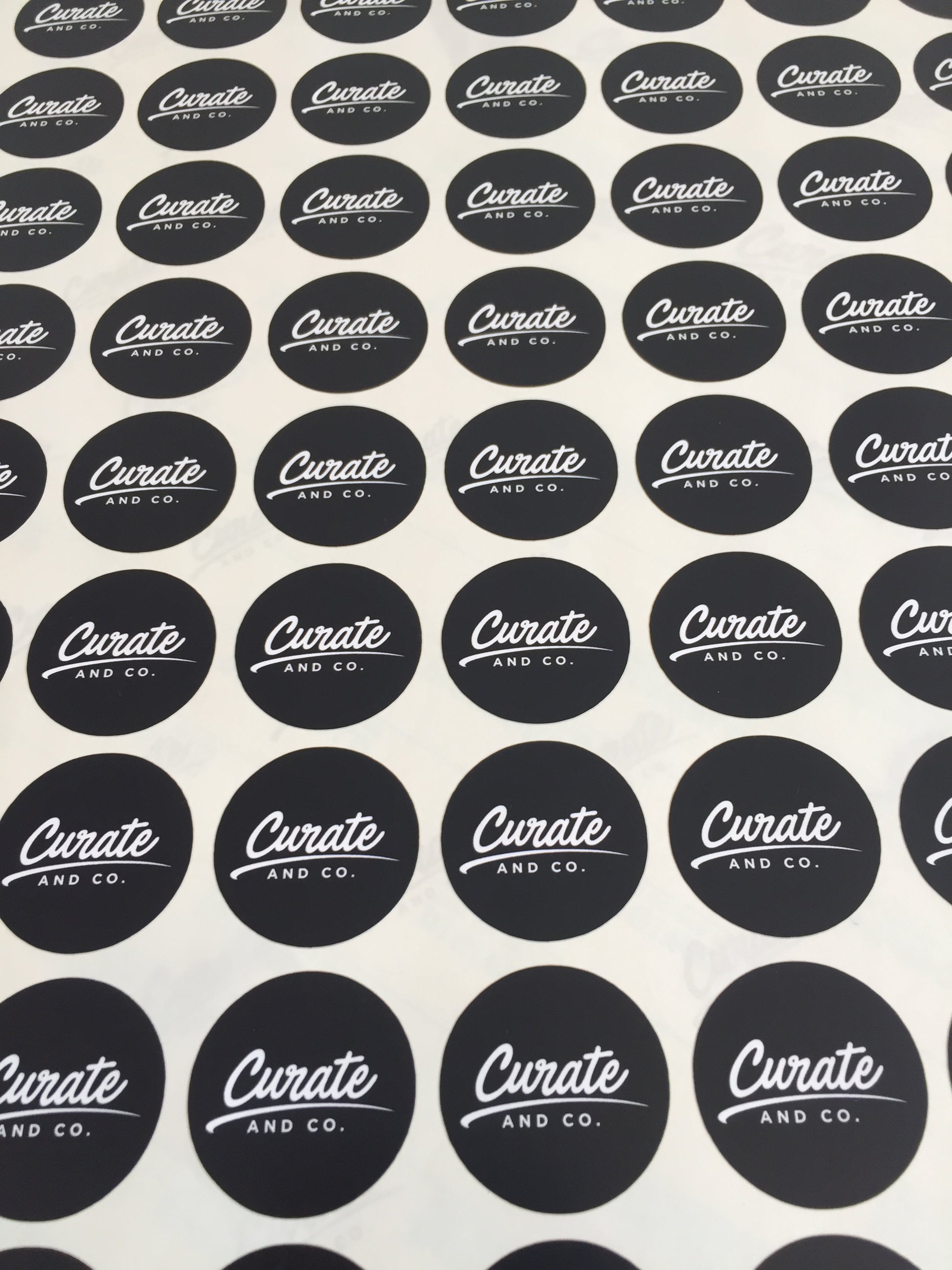 Product Labels - Circle or Irregular Shape
