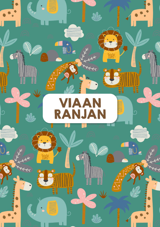 Personalised Note Book - Its A Jungle