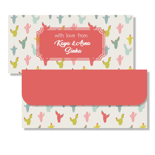 Gift Envelopes - Cute Cactus