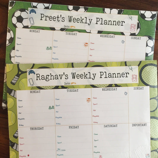 Kids Weekly Planner
