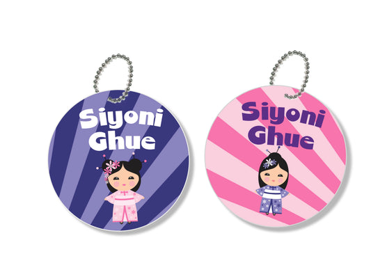 Bag Tags - Kokeshi Dolls