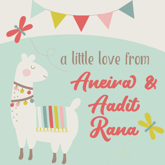 Gift Label - Lucky Llama