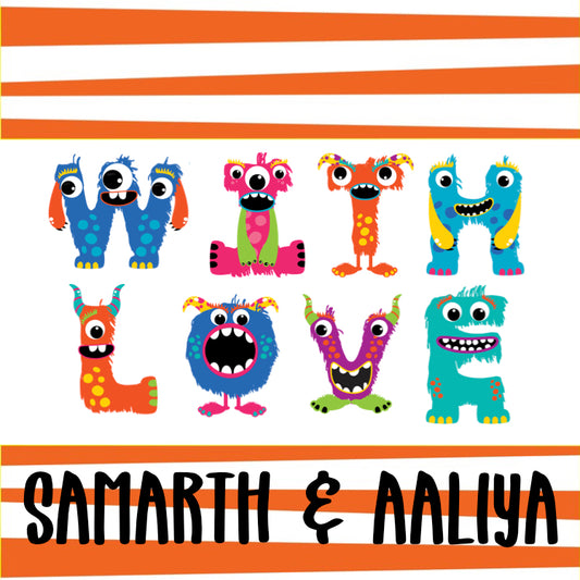 Gift Label - Monster Love
