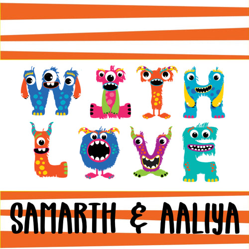 Gift Label - Monster Love