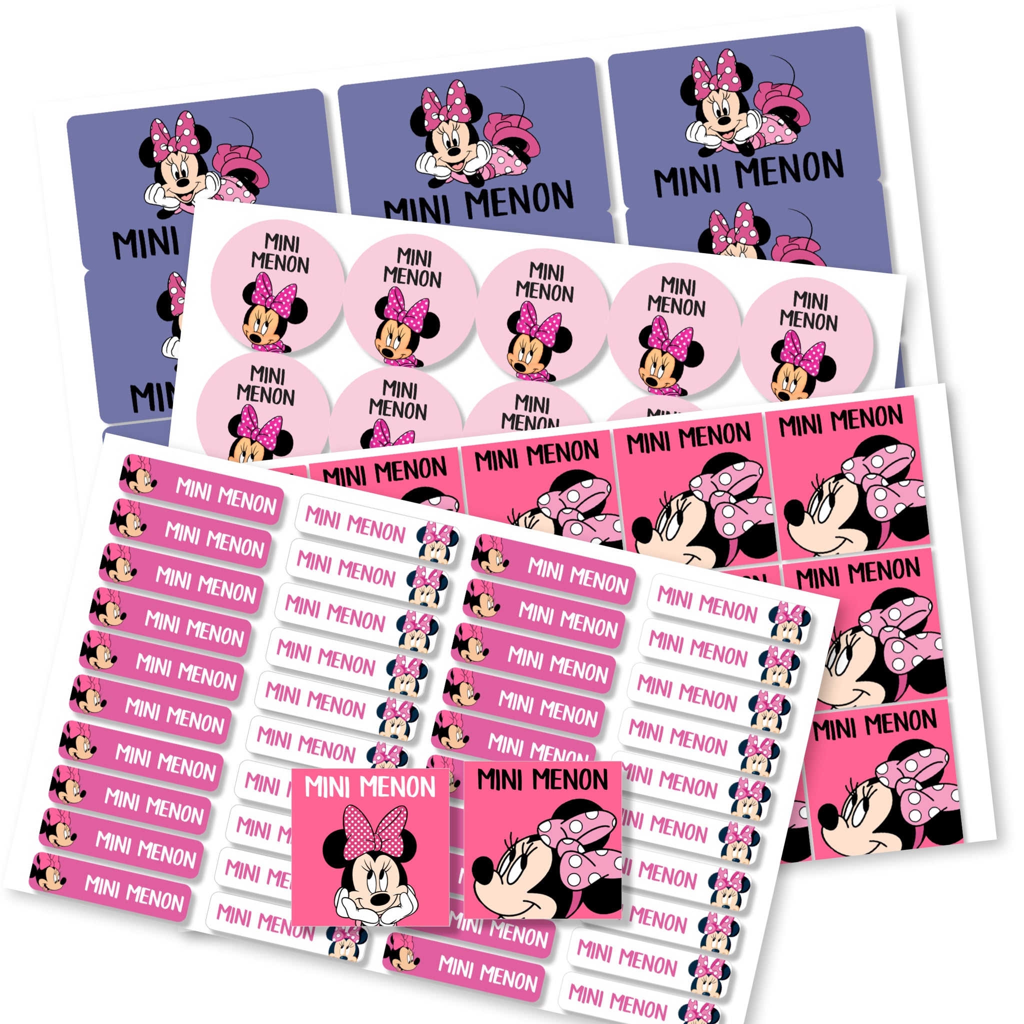 Waterproof Sticker - (Big) Minnie Mouse Pink
