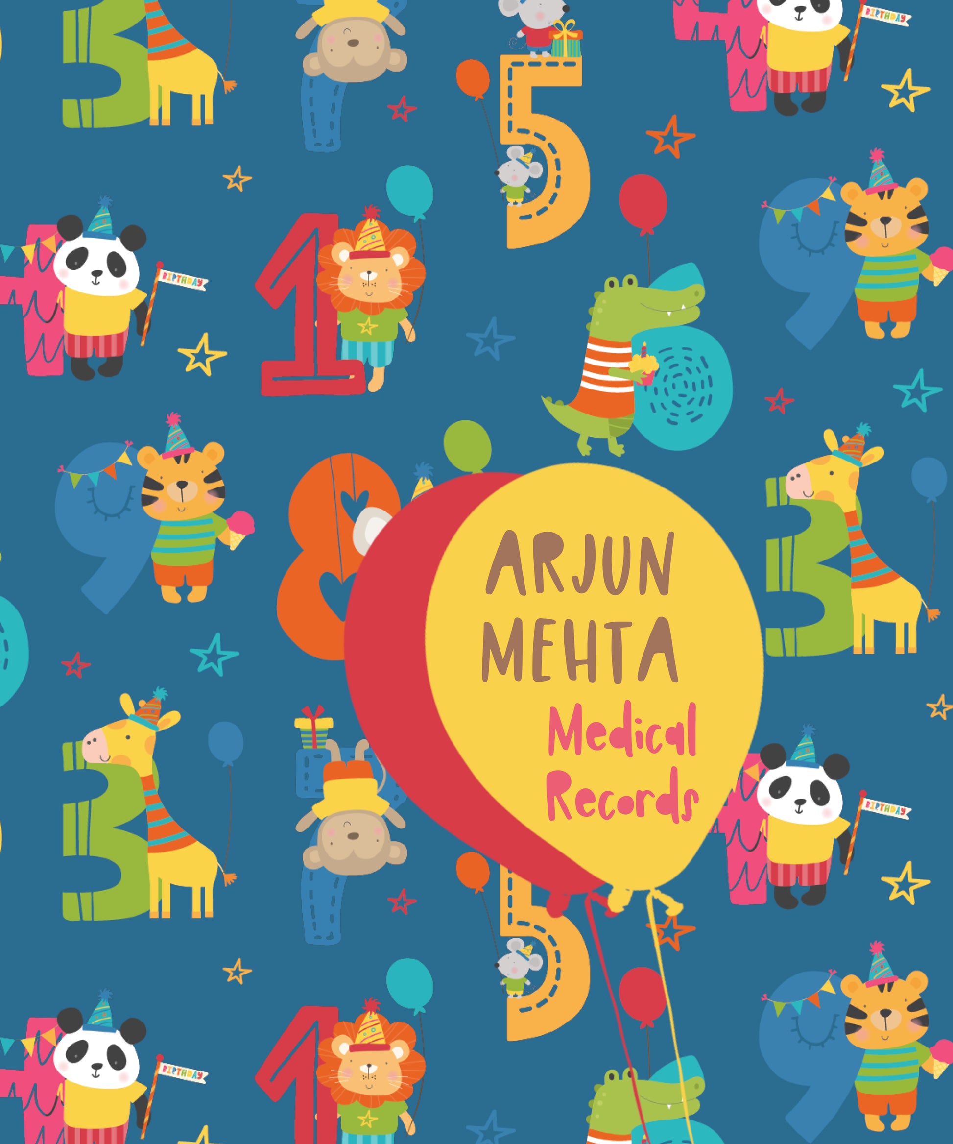 Personalised Folders - Party Animals