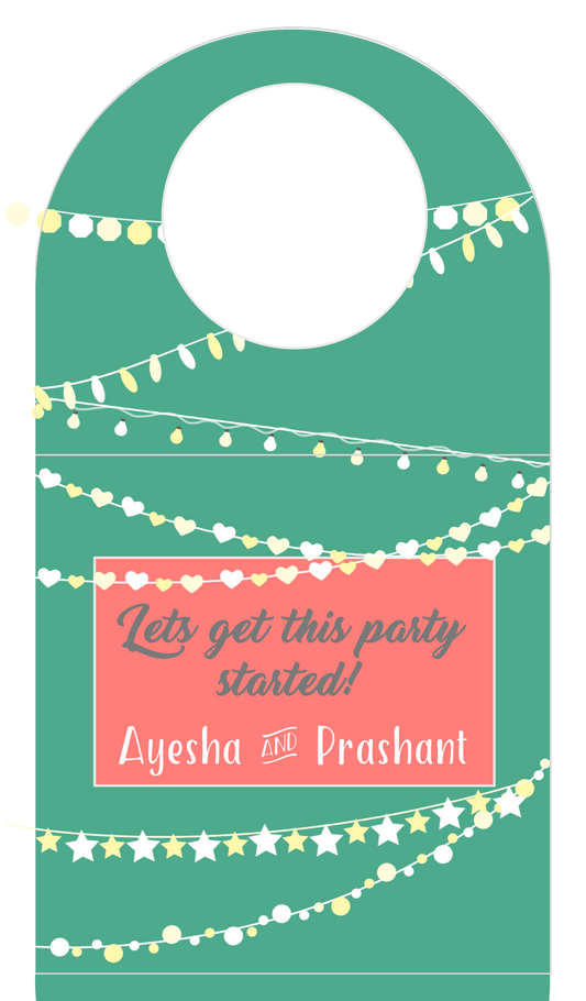 Bottle Tags - Party Lights