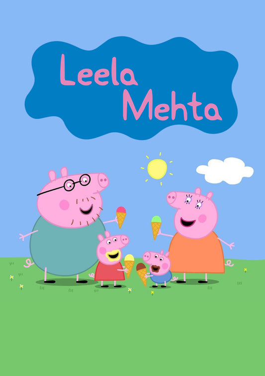 Personalised Note Book - Peppa Pig