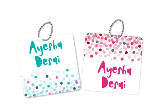 Bag Tags - Polka