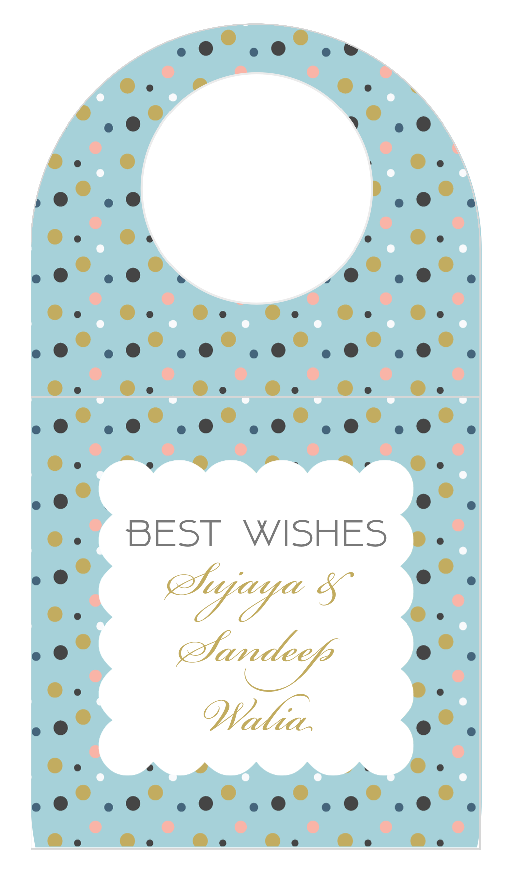 Bottle Tags - Polka Party