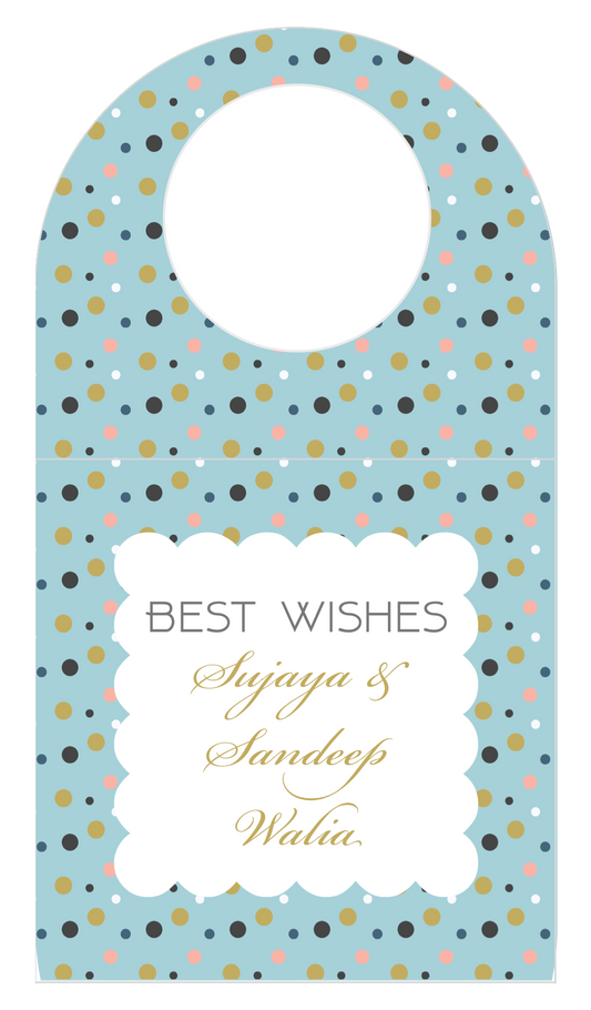 Bottle Tags - Polka Party