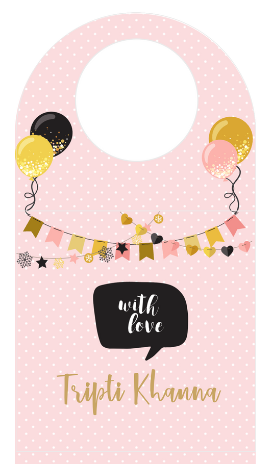 Bottle Tags - A Delicate Rose