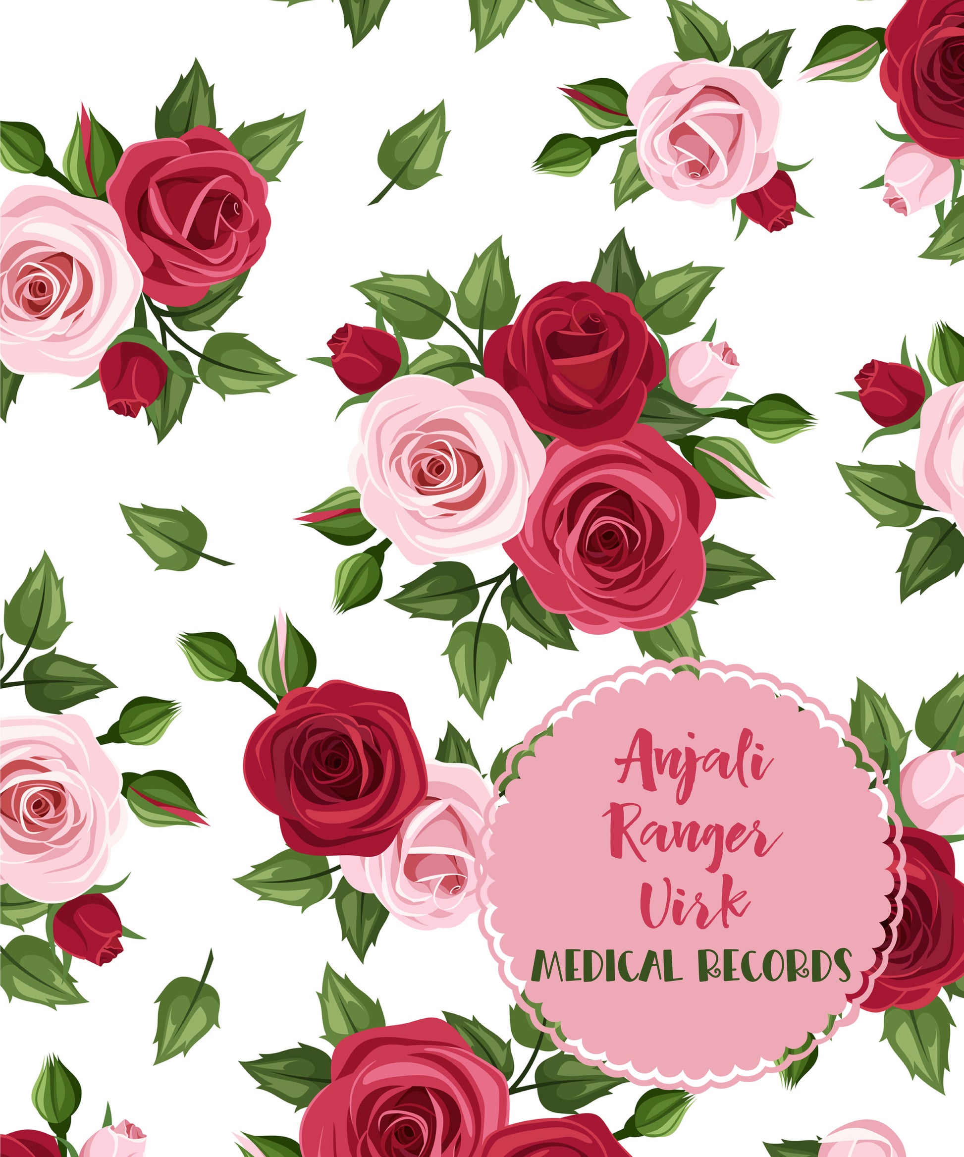 Personalised Folders - Rosy Affair
