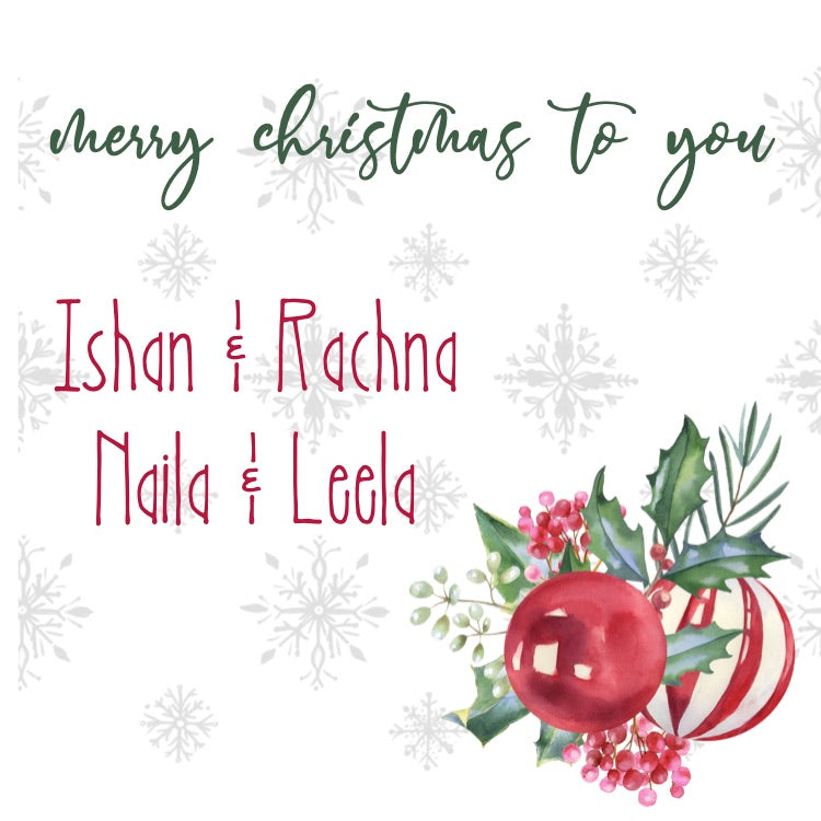 Gift Label - Snowflakes