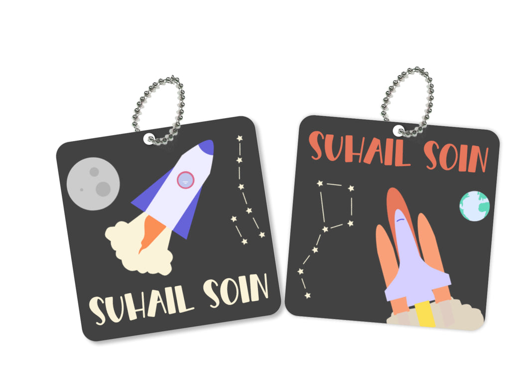 Bag Tags - Space Travel