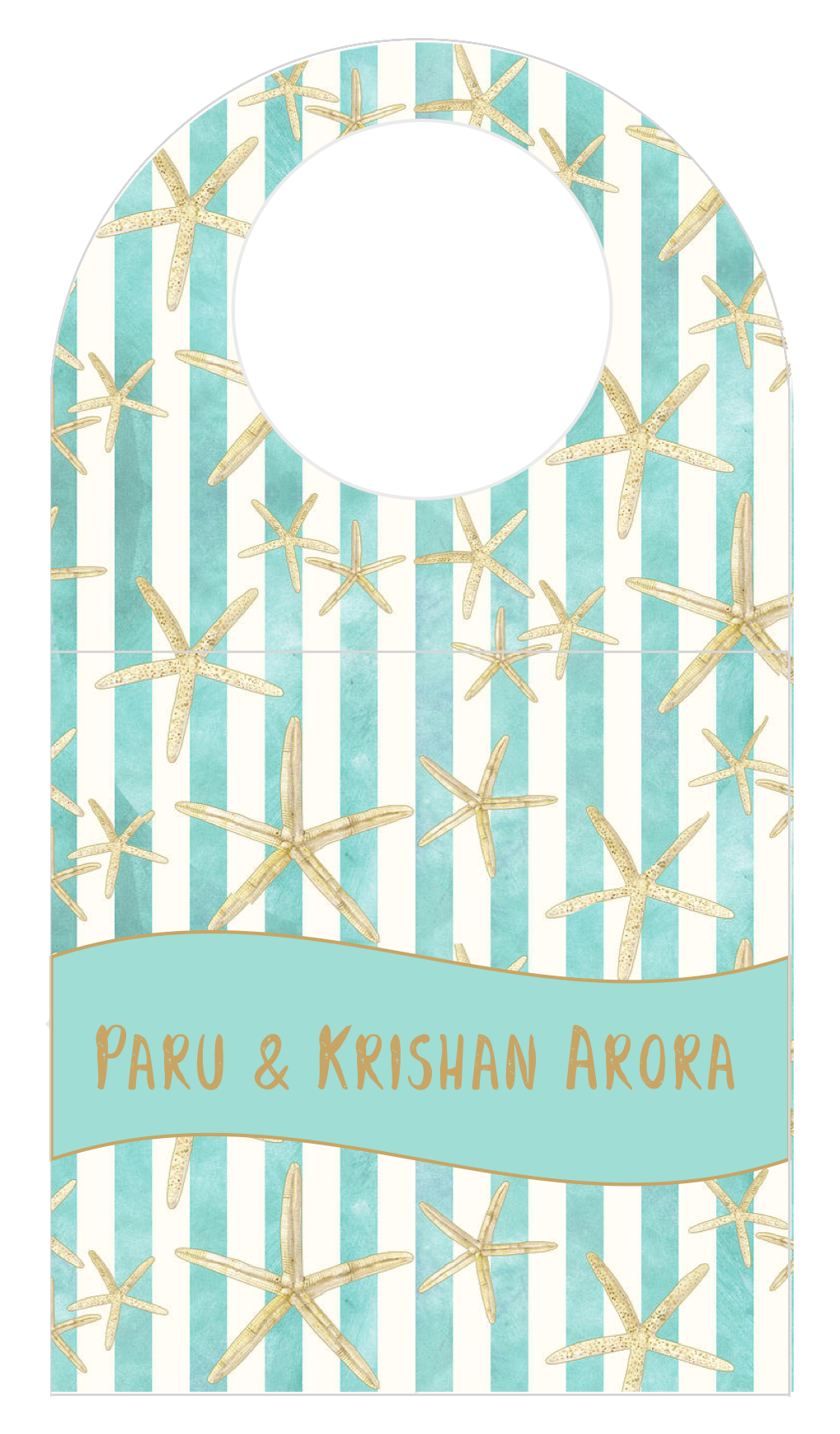 Bottle Tags - Star Fish